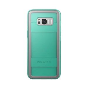 Galaxy S8 Case Pelican Protector Slim design with‎ soft touch Aqua Grey